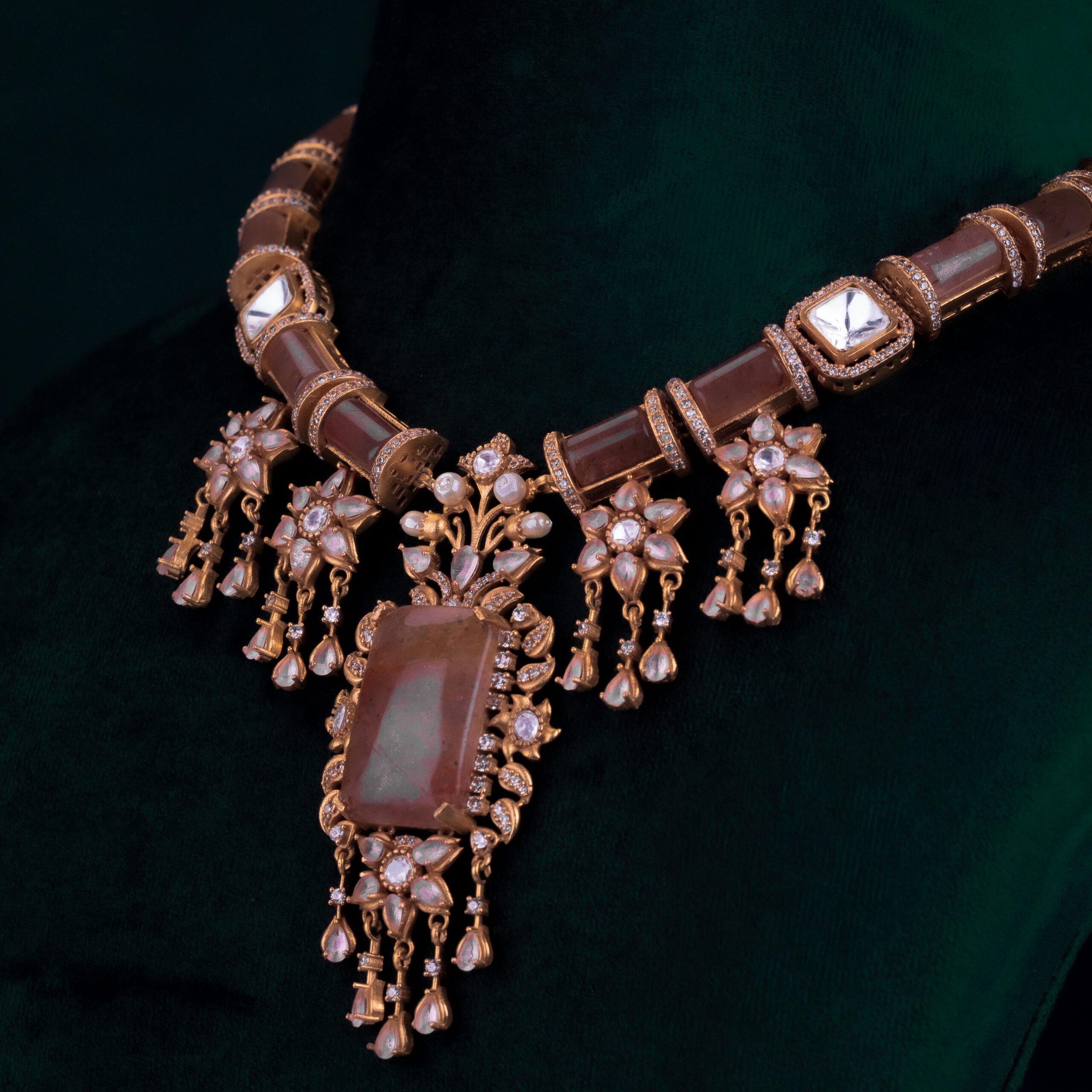 Elegant necklace with intricate design