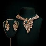 Zehra bridal kundan necklace set antique gold traditional Indian wedding jewellery
