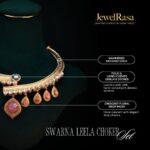 Elegant gold choker with floral design